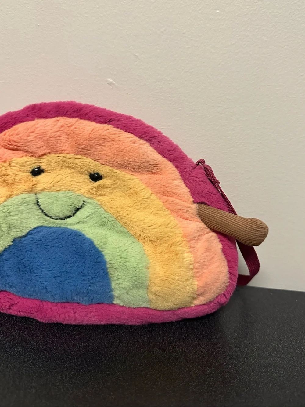 Jellycat Amuseables Rainbow Bag Zipper Crossbody